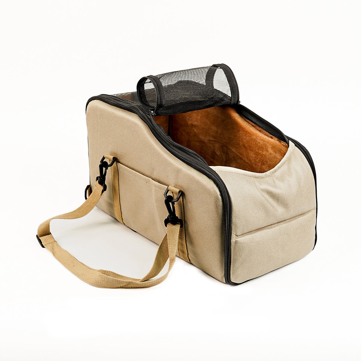 Detachable and washable components of car pet bed