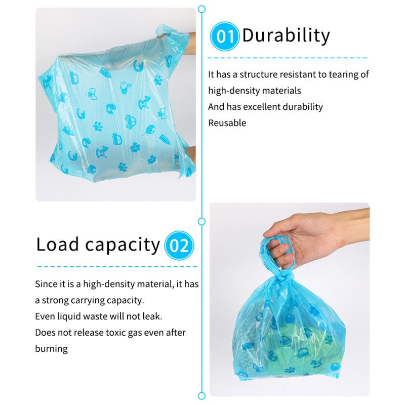 Biodegradable pet waste vest bags