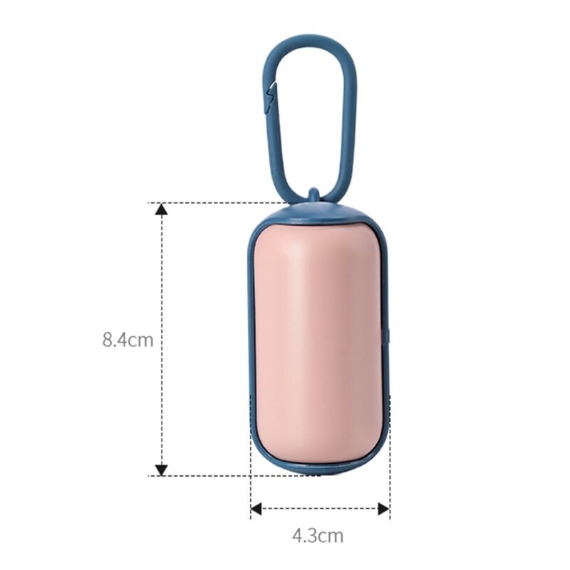 Portable Poop Bag Dispenser with Hook – Compact and Durable