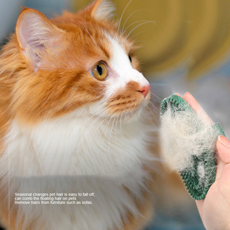 Pet Bath Brush Gloves Dog Cleaning Supplies Bath Brush Cat Bath Massage Brush Hair Removal Pet Supplies