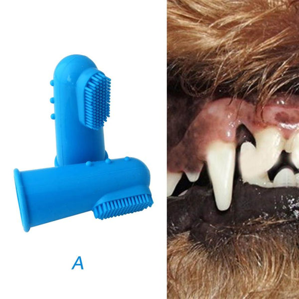 Pet Toothbrush Silicone Finger Dog Toothbrush Cat Finger Sets Brushing Teeth Oral Cleaning Supplies