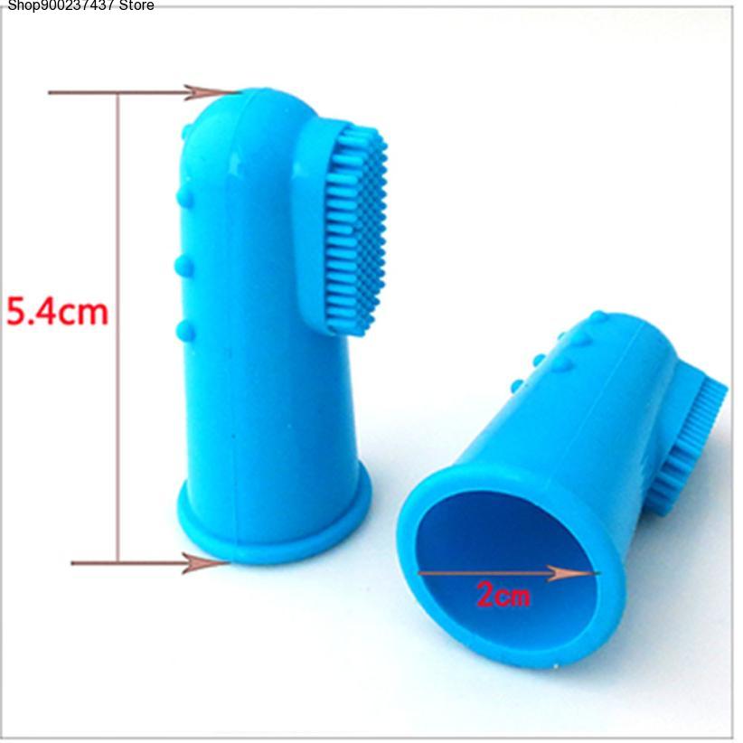 Pet Toothbrush Silicone Finger Dog Toothbrush Cat Finger Sets Brushing Teeth Oral Cleaning Supplies