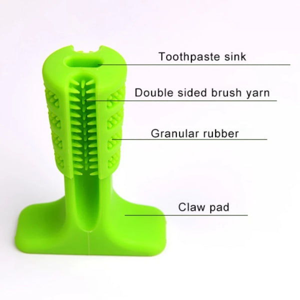 Durable Rubber Chew Toy – Teeth Cleaning Bone