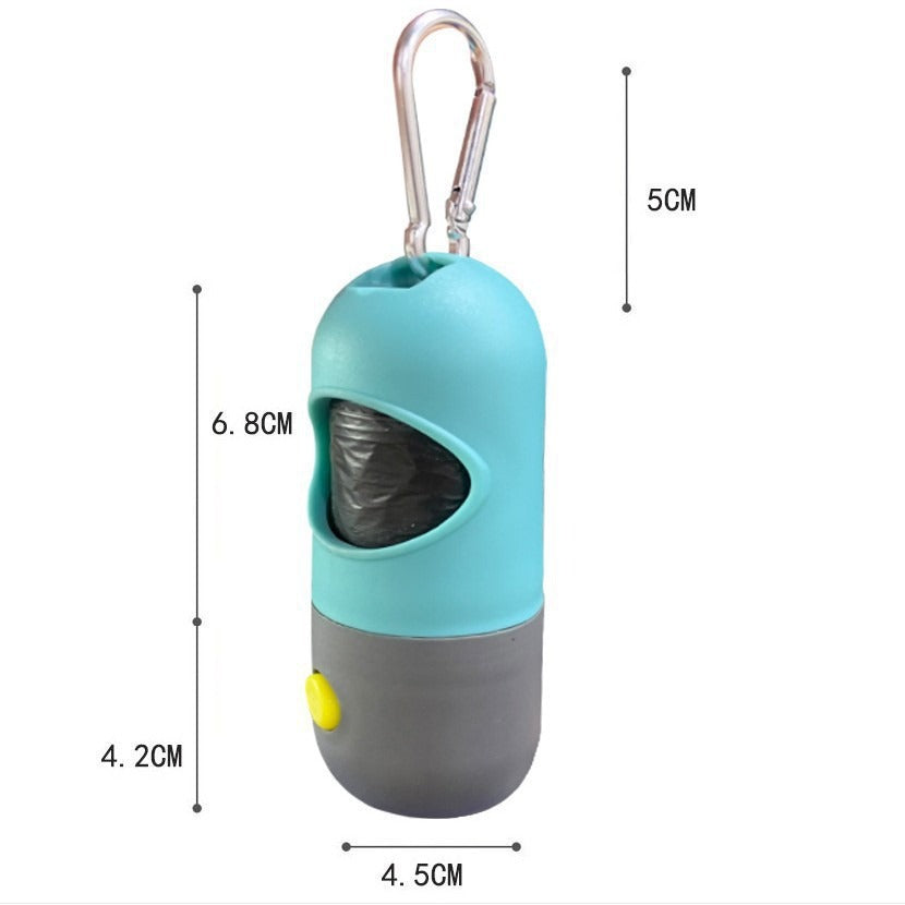 Multi-Functional LED Pet Garbage Bag Dispenser